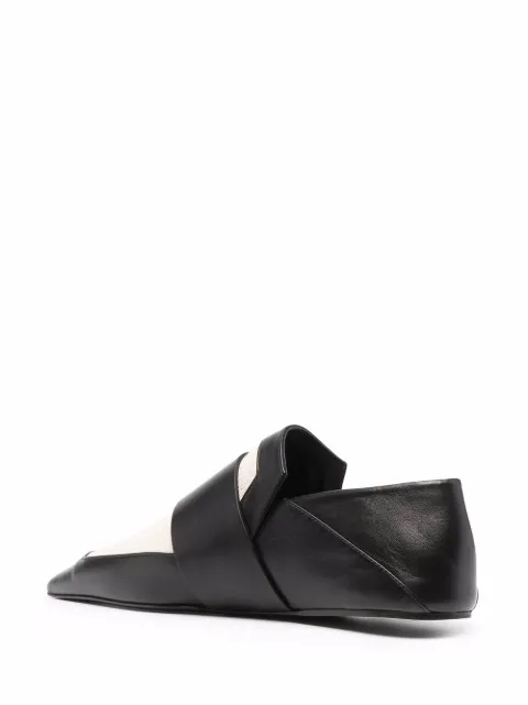 jil sander leather slippers