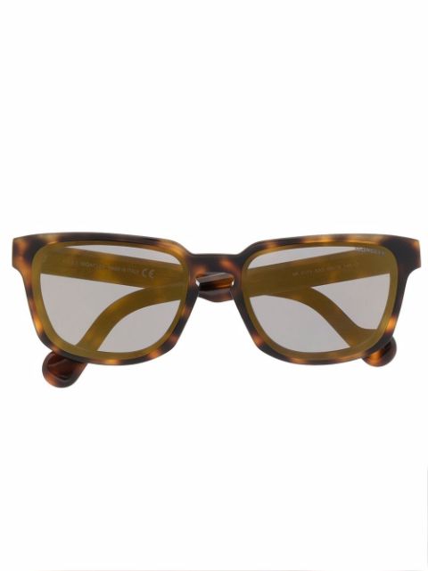 Moncler Eyewear tortoiseshell square-frame sunglasses