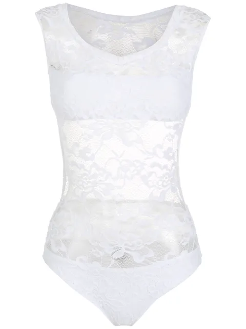 Amir Slama body con paneles de encaje