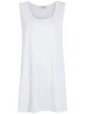 Amir Slama sleeveless T-shirt dress - White