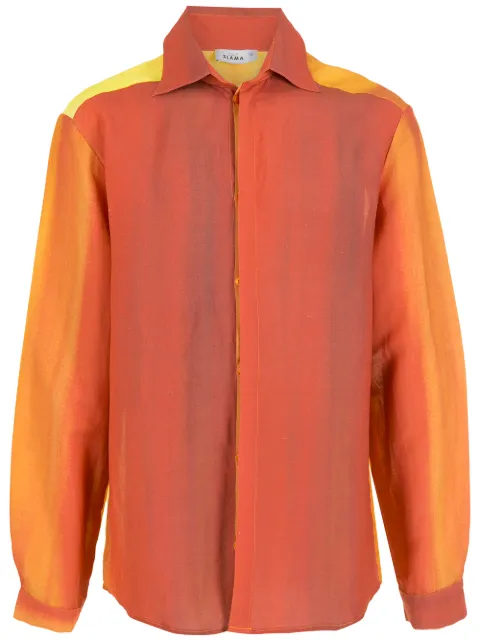 Amir Slama printed long-sleeve shirt