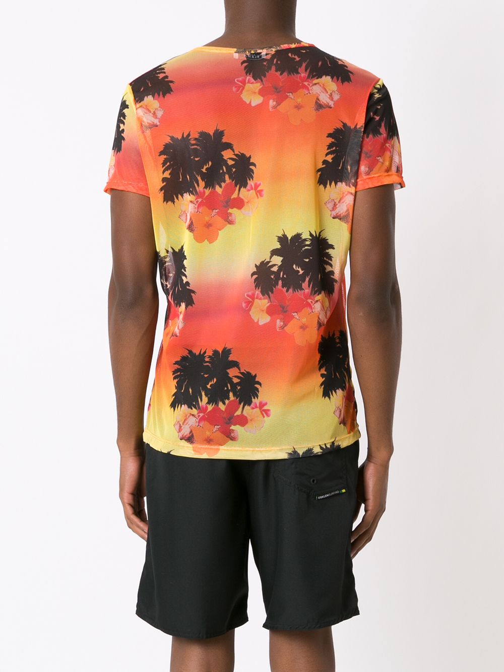 Shop Amir Slama Printed T-shirt In Orange