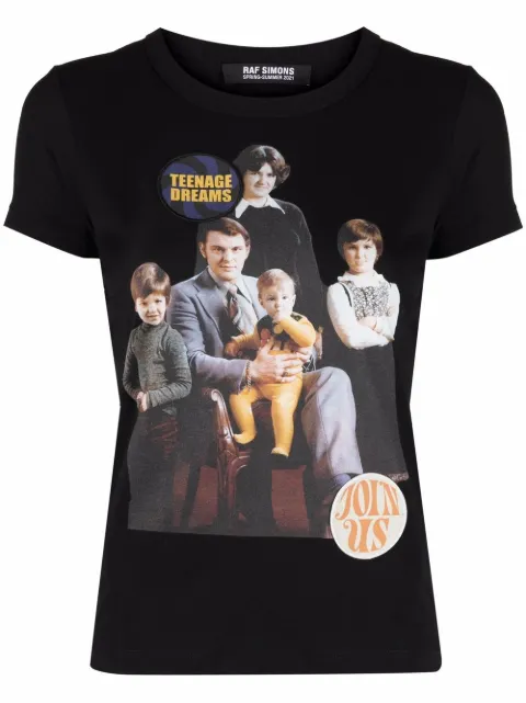 Raf Simons Family Portrait-print T-shirt