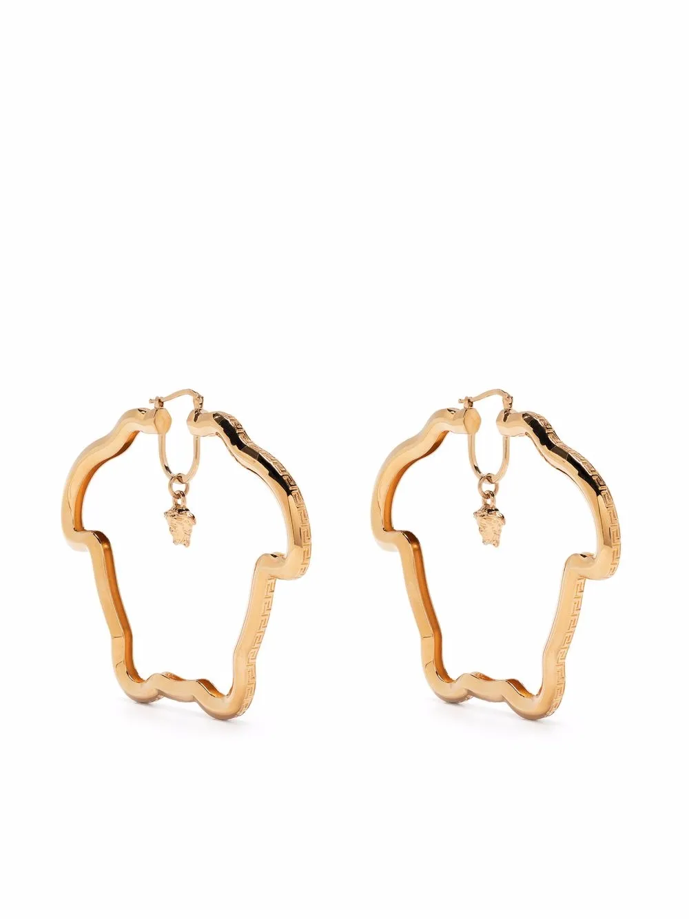 

Versace Medusa Curve hoop earrings - Gold