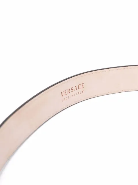 tan versace belt