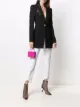 Image 2 of Versace charm-embellished satin blazer