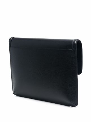 logo-plaque clutch bag展示图