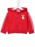 Monnalisa Winnie the Pooh appliqué hoodie - Red