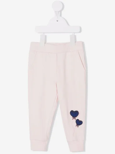 Monnalisa pantalon de jogging à logo brodé