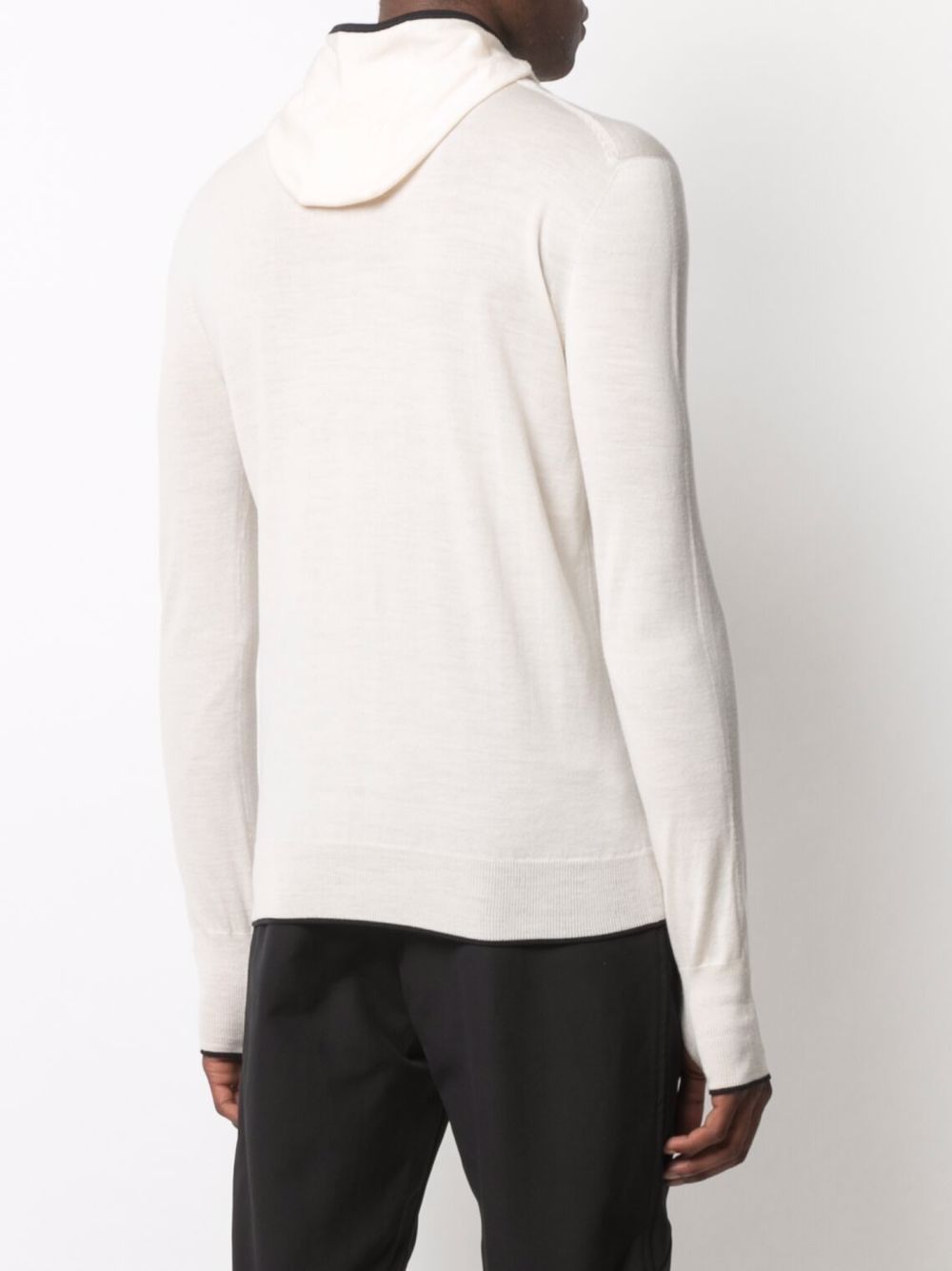 Shop Jil Sander Fine-knit Hooded Jumper In Neutrals