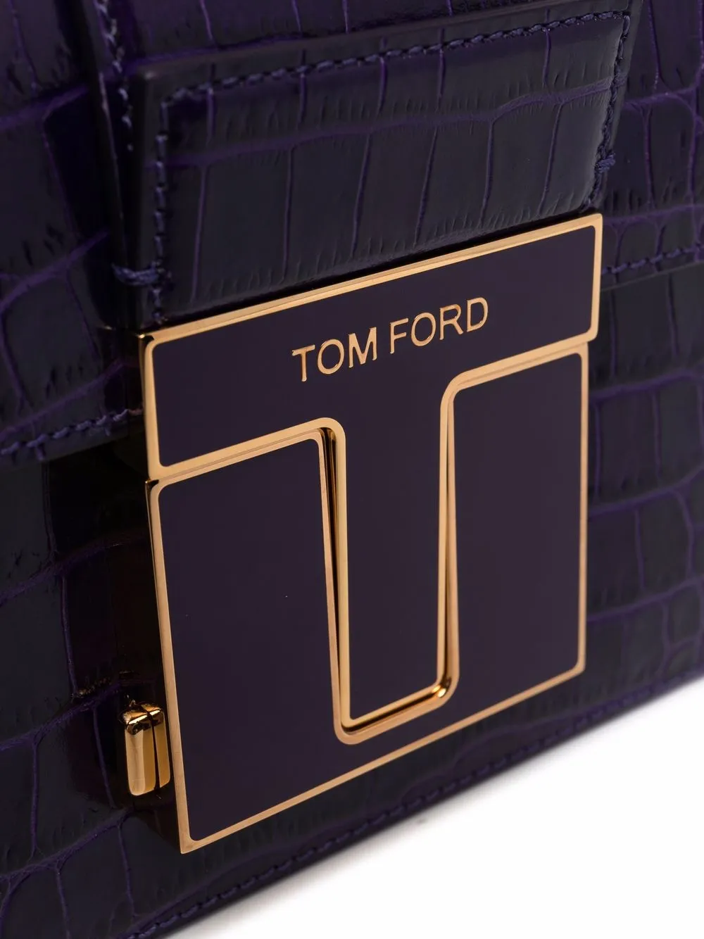 фото Tom ford сумка-тоут 001 с тиснением под кожу крокодила