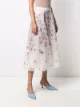 Giambattista Valli floral-embroidered A-line skirt