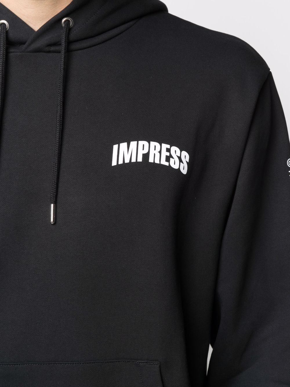 фото Helmut lang худи с принтом impress