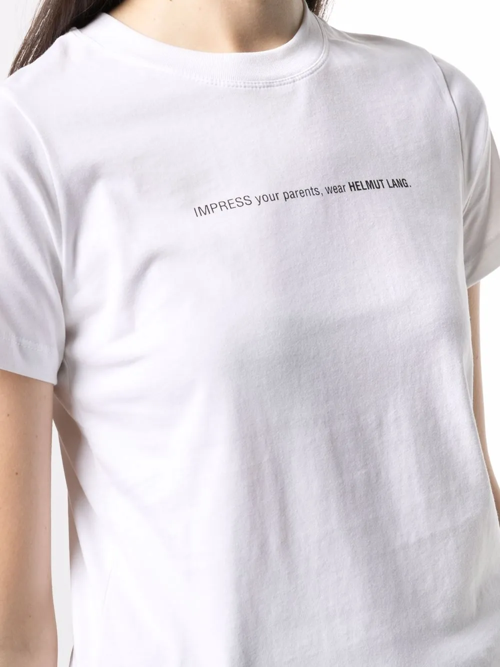 фото Helmut lang футболка с надписью