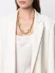 Image 2 of Yves Saint Laurent Pre-Owned 1990s textured effect chain-link necklace