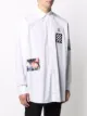 Raf Simons X Fred Perry patch-print shirt