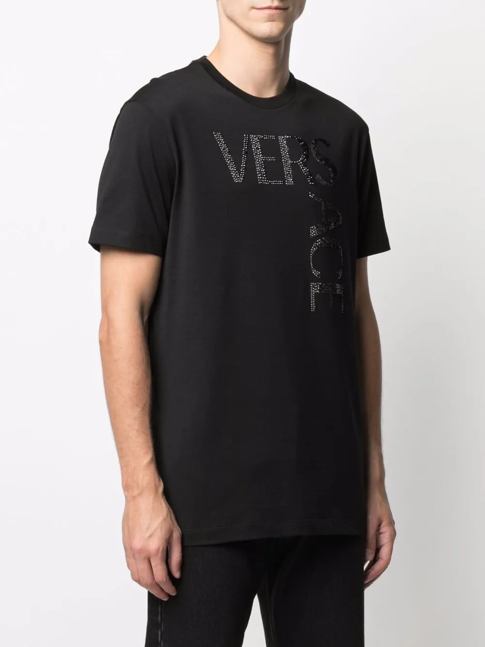 фото Versace футболка с вышитым логотипом