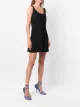 Versace Medusa draped minidress