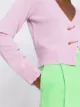 Versace Cardigan de tricô leve com efeito destroyed