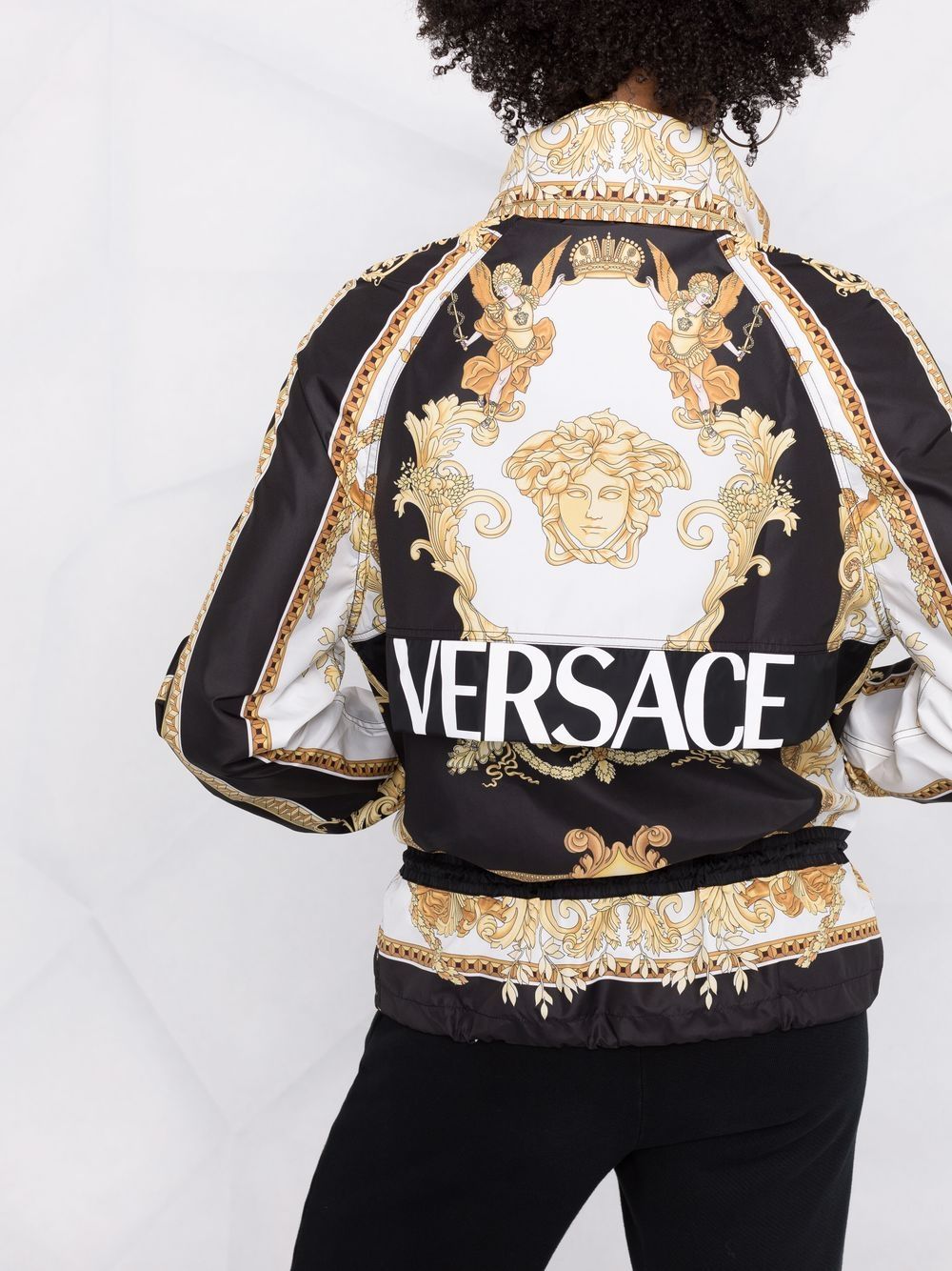 фото Versace спортивная куртка с принтом medusa renaissance