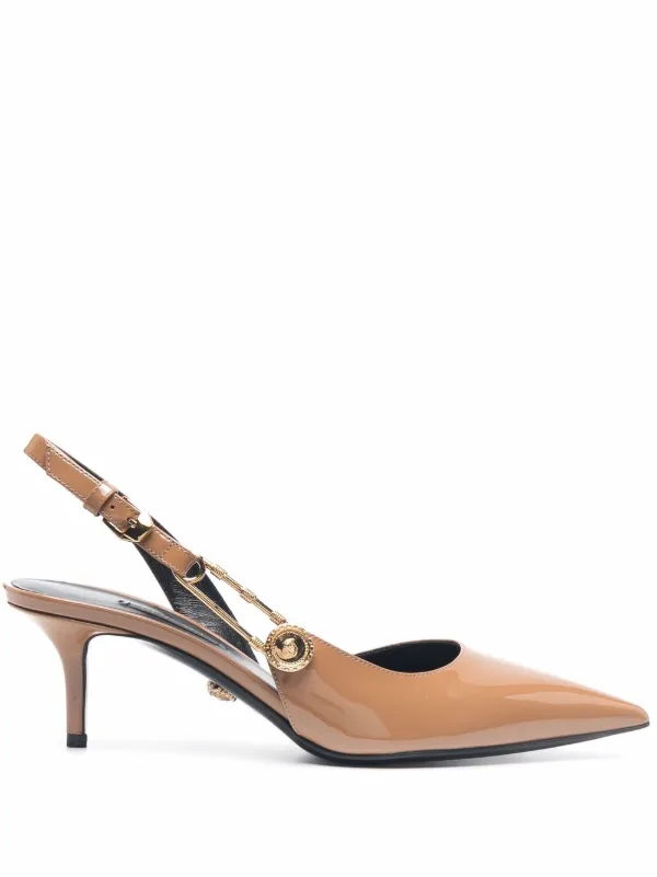 brown slingback pumps