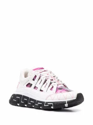 pink versace trainers