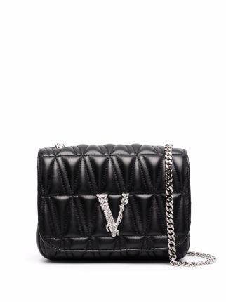 virtus quilted shoulder bag