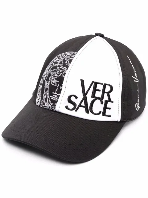 Versace Boné Com Bordado De Logo Medusa Menor preço em Versace Boné Com Bordado De Logo Medusa