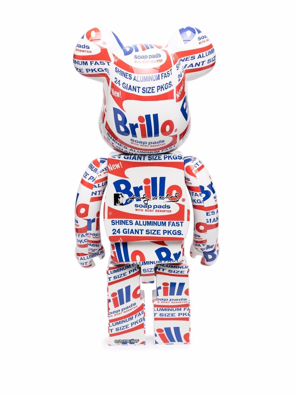 Medicom Toy x Be@rbrick Andy Warhol beeldje - Wit