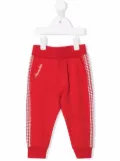 Monnalisa logo-embroidered track pants