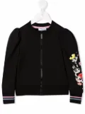 Monnalisa Powerpuff Girls zip-up bomber jacket - Black