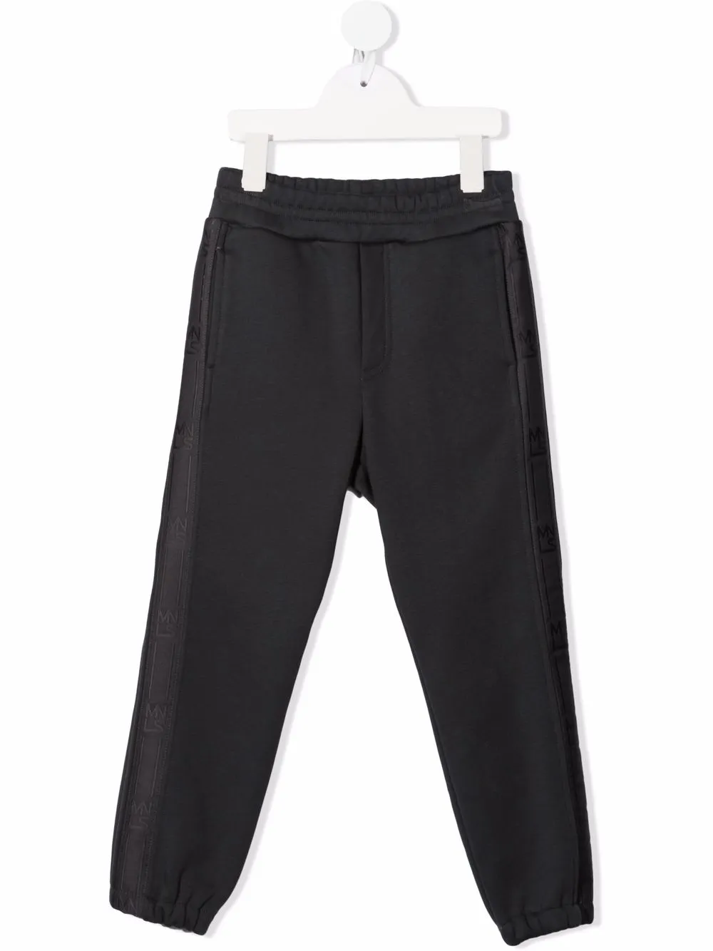 

Monnalisa logo-stripe track trousers - Grey