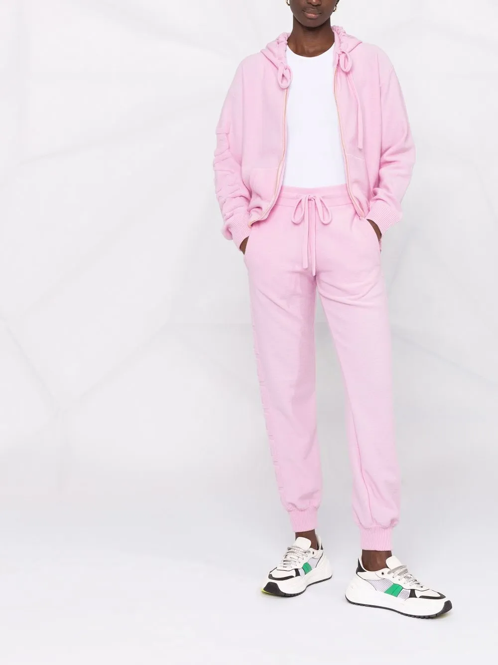 Versace Trainingsbroek met Grieks detail - Roze