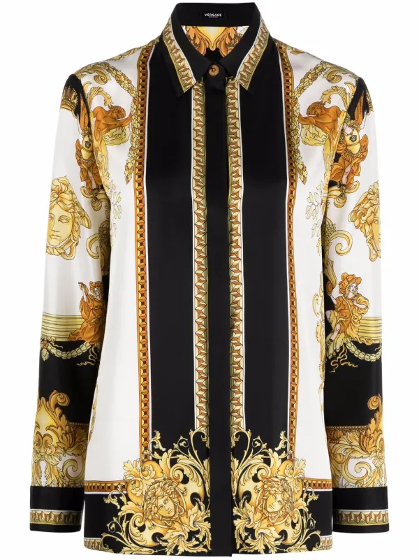versace printed shirts