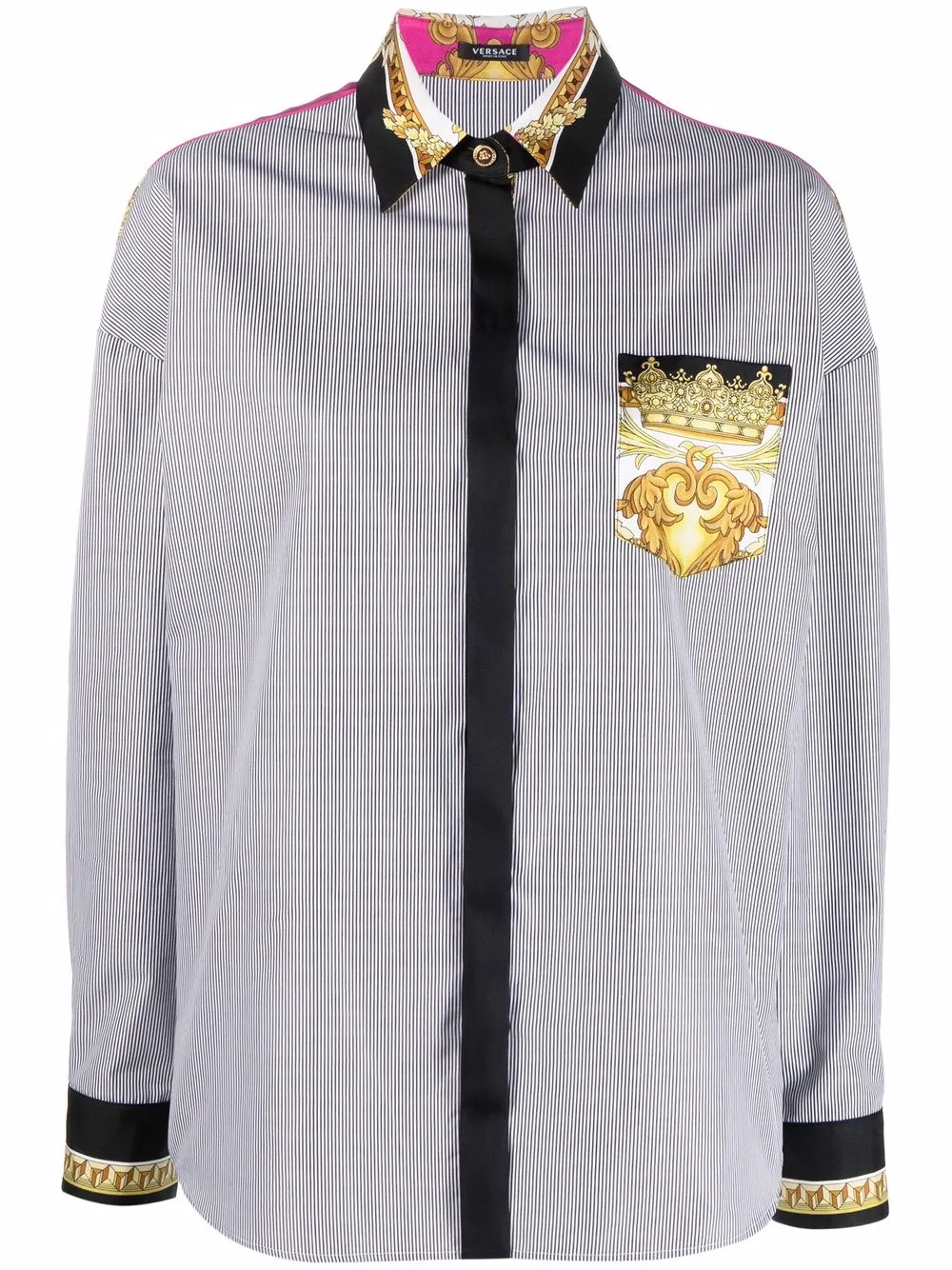 фото Versace рубашка с принтом medusa renaissance
