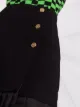 Versace Medusa button mini skirt