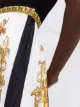 Versace trompe l'oleil pleated skirt