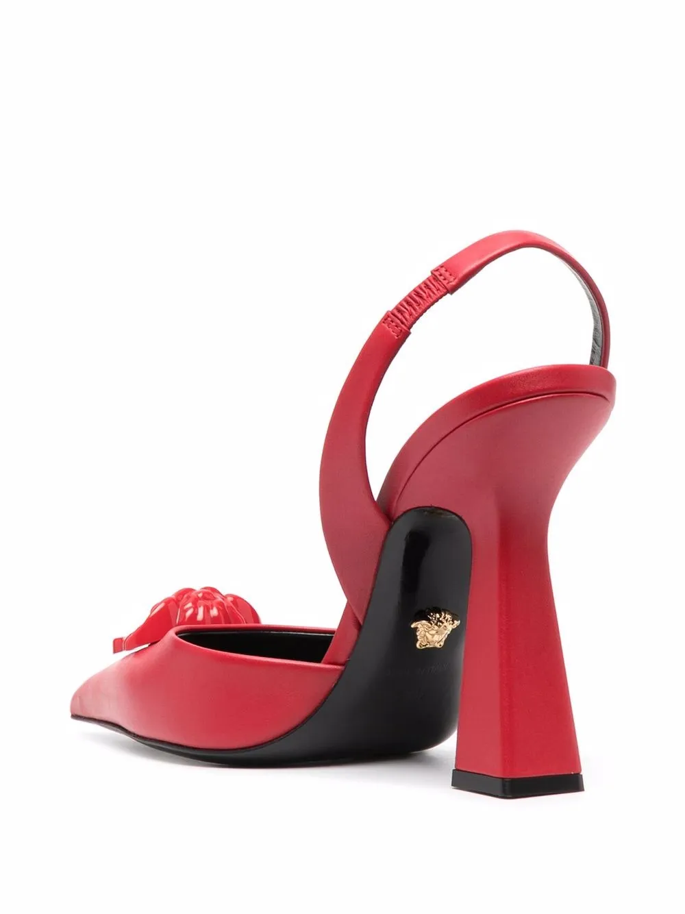фото Versace туфли la medusa 120 с ремешком на пятке