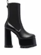 Image 1 of Versace leather platform ankle boots