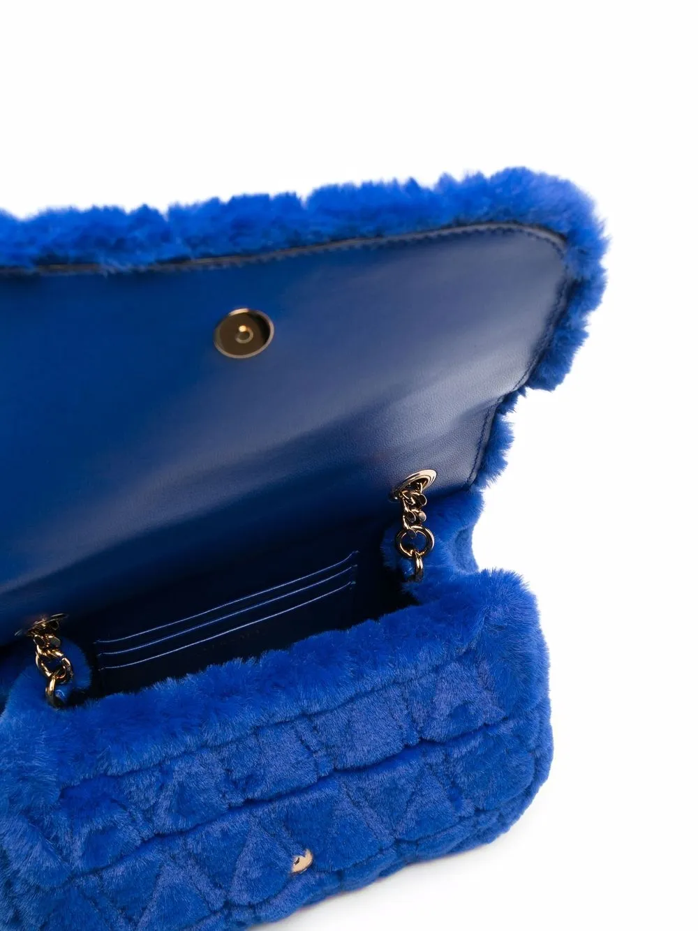 фото Versace сумка на плечо virtus с искусственным мехом