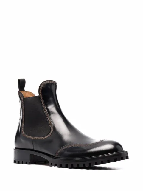 versace la greca boots
