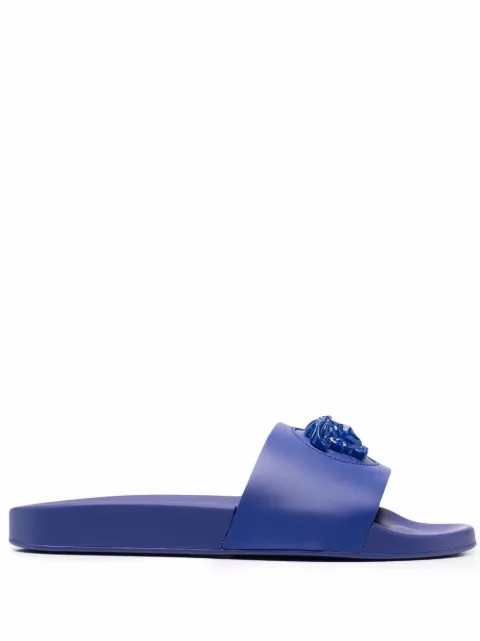 Versace - La Medusa open-toe slides