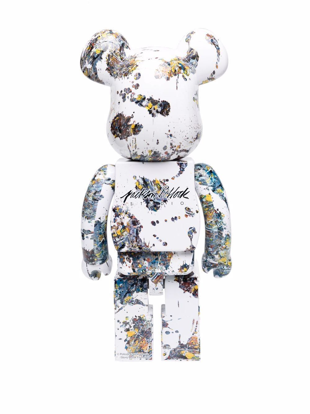 фото Medicom toy фигурка be@rbrick x jackson pollok 1000% studio splash