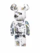 Image 2 of Medicom Toy x Jackson Pollock 1000% Studio Splash BE@RBRICK figurine