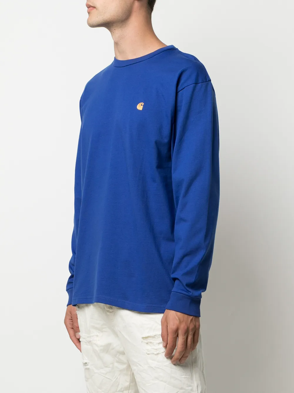 фото Carhartt wip топ chase с длинными рукавами и вышитым логотипом