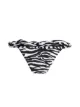 The Attico zebra-print bikini