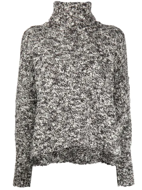 Adam Lippes bouclé wool turtleneck jumper