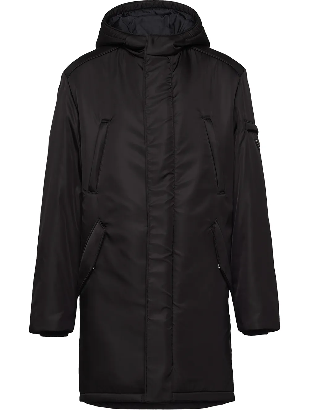 Re-Nylon hooded parka