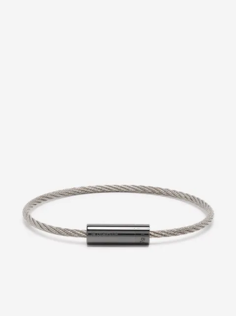 Le Gramme 5g polished ceramic cable bracelet