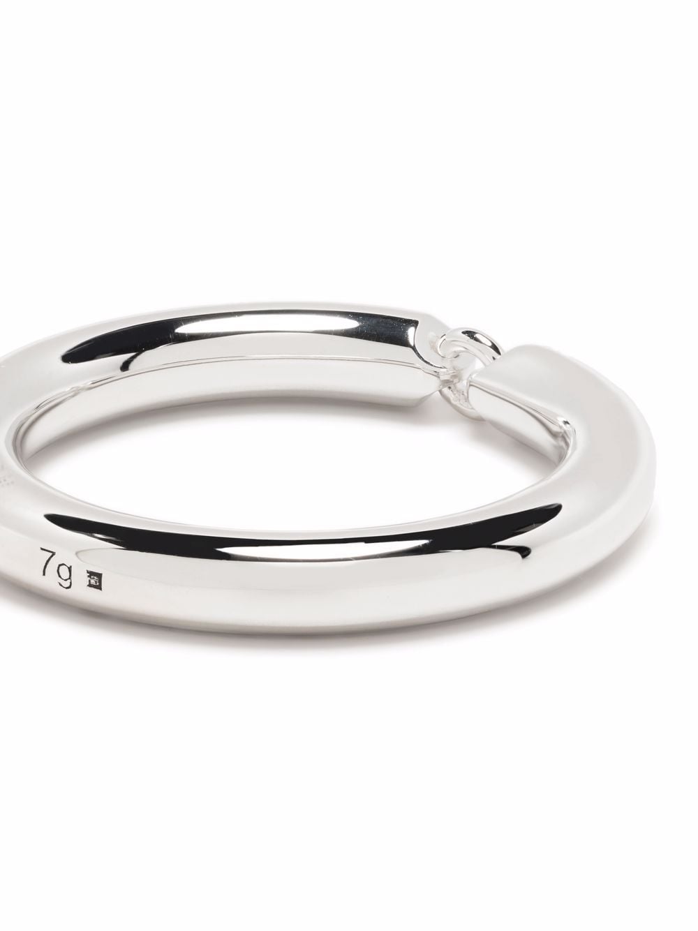 Shop Le Gramme 7g Polished Link Ring In Silver